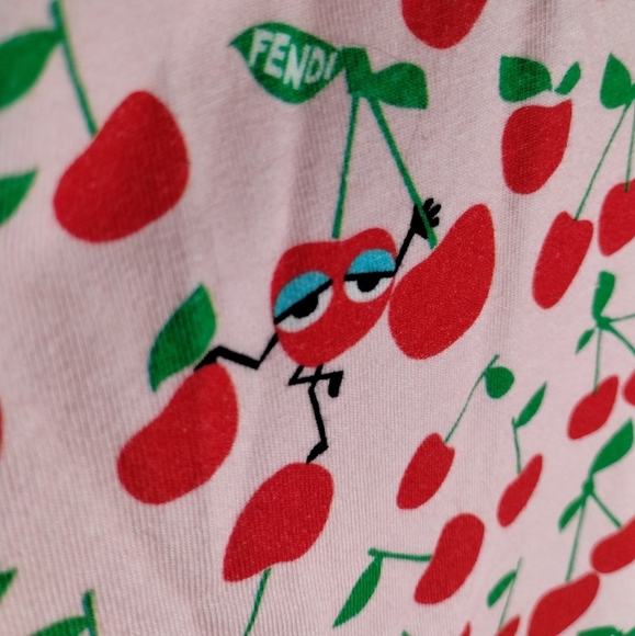 FENDI x Simonetta Kids Cherry Print Legging Pants - Picture 3 of 13